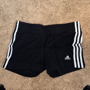 barley worn adidas athletic shorts